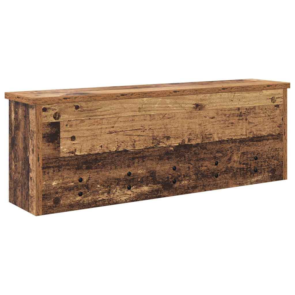 Wall-Mounted Coat Rack Old Wood 75 x 16 x 26 cm Engineered wood