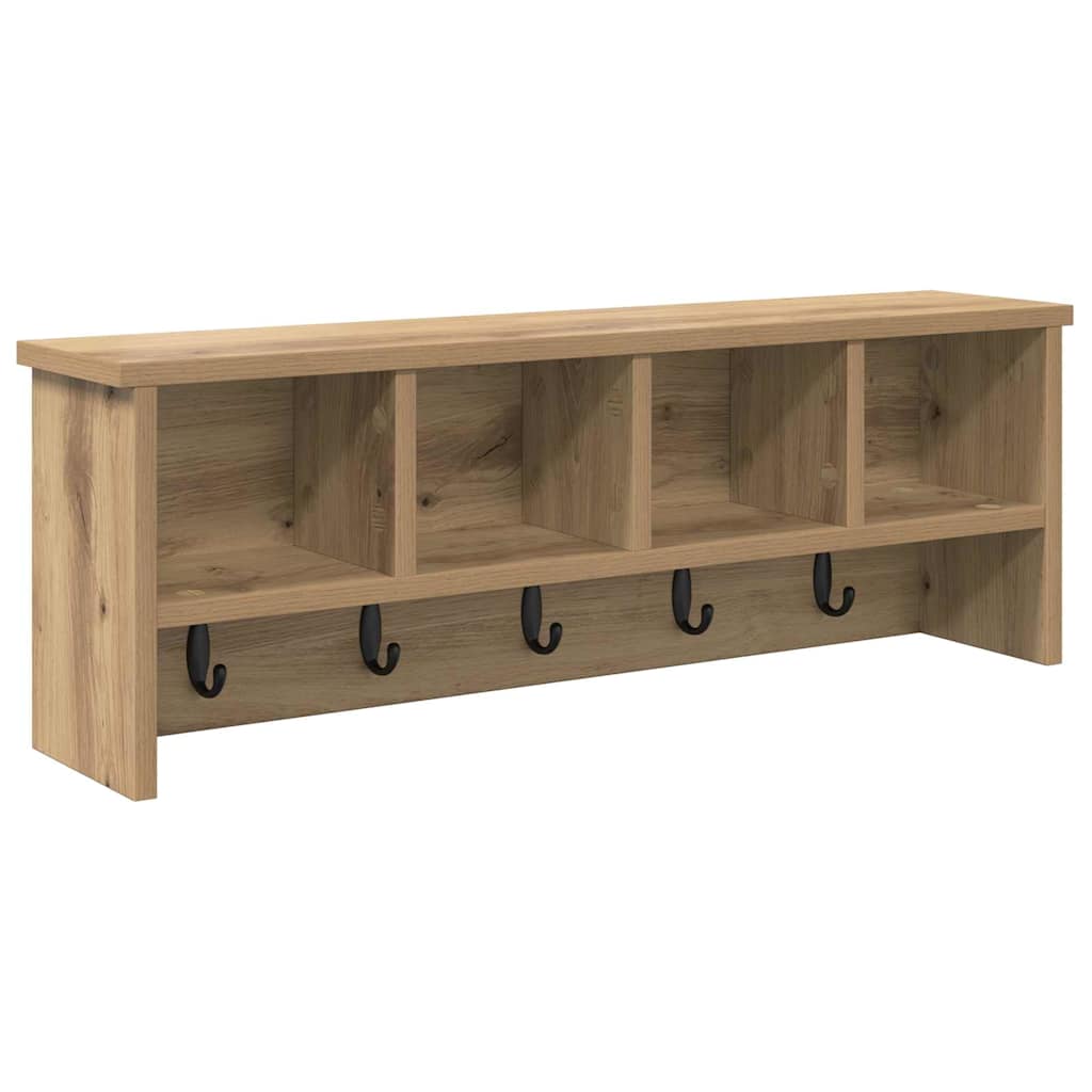 Wall-Mounted Coat Rack Wall-Mounted Artisan Oak 75 x 16 x 26 cm