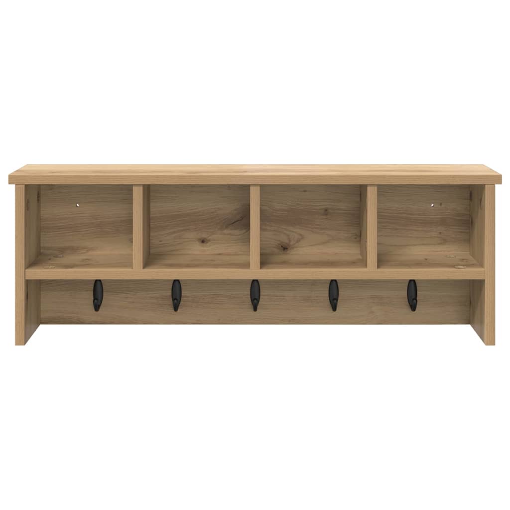 Wall-Mounted Coat Rack Wall-Mounted Artisan Oak 75 x 16 x 26 cm