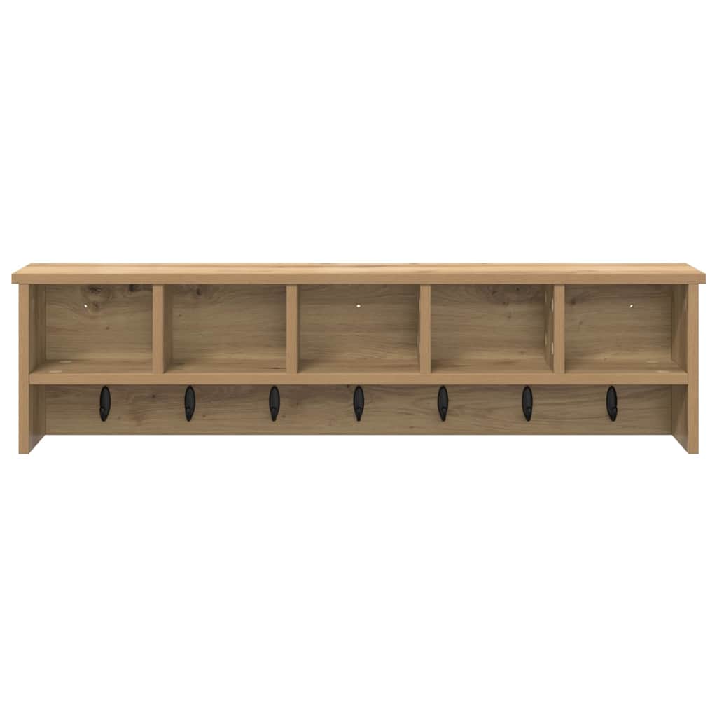 Wall-Mounted Coat Rack Wall-Mounted Artisan Oak Engineered wood