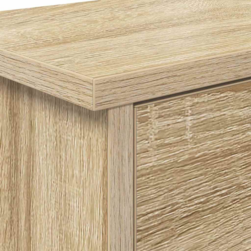 Wall-Mounted Coat Rack with Shelf Sonoma Oak 50 x 20 x 30 cm