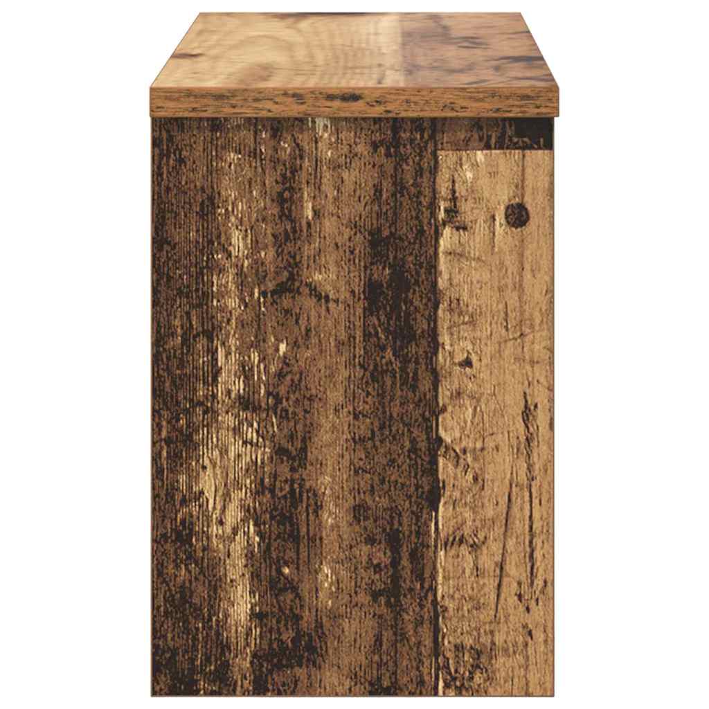 Wall-Mounted Coat Rack Old Wood 50 x 20 x 30 cm Engineered wood