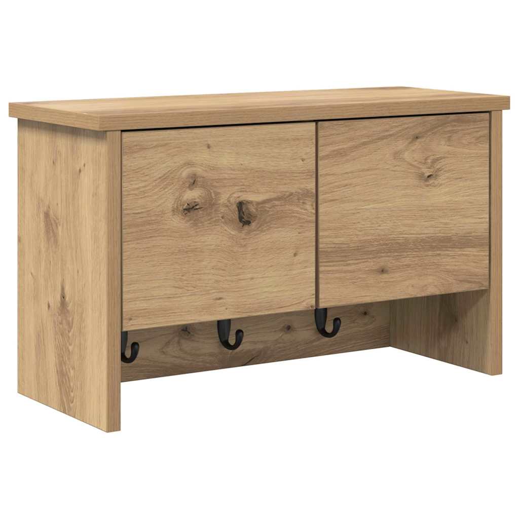 Wall-Mounted Coat Rack Wall-Mounted Artisan Oak 50 x 20 x 30 cm