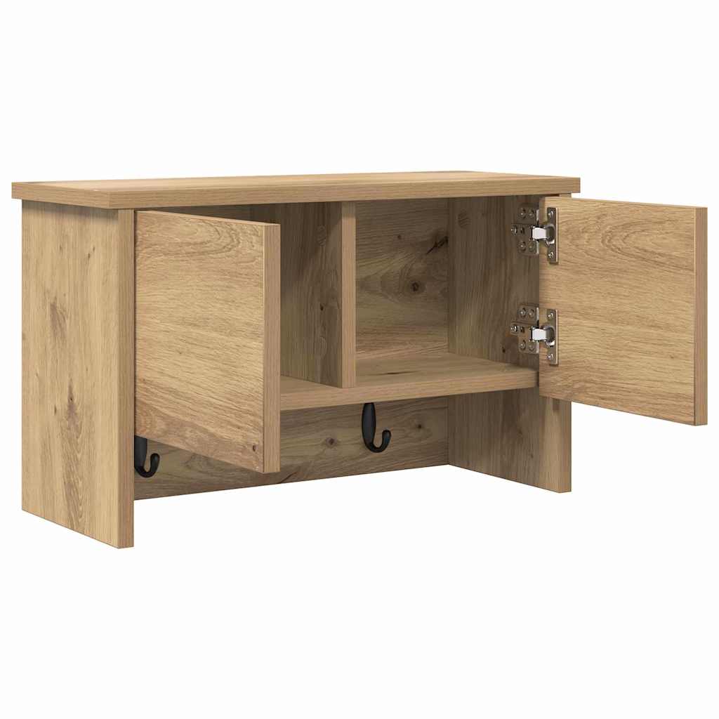 Wall-Mounted Coat Rack Wall-Mounted Artisan Oak 50 x 20 x 30 cm