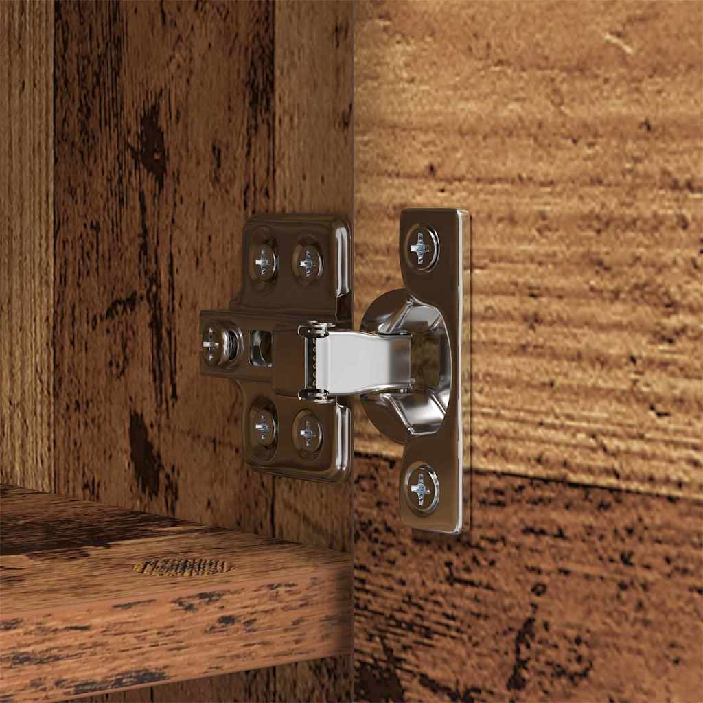 Wall-Mounted Coat Rack Old Wood 80 x 20 x 30 cm Engineered wood