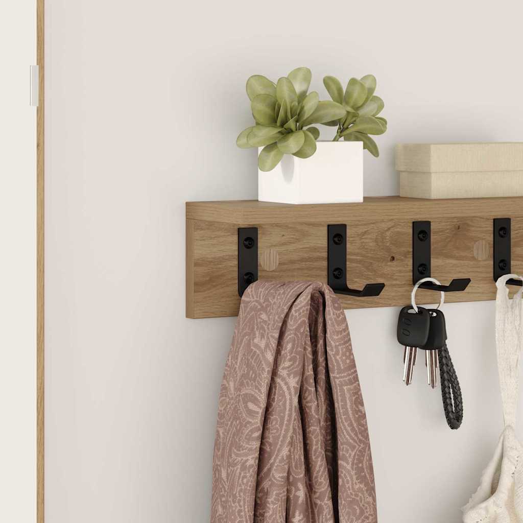 Wall-Mounted Coat Rack Wall-Mounted Artisan Oak Engineered wood