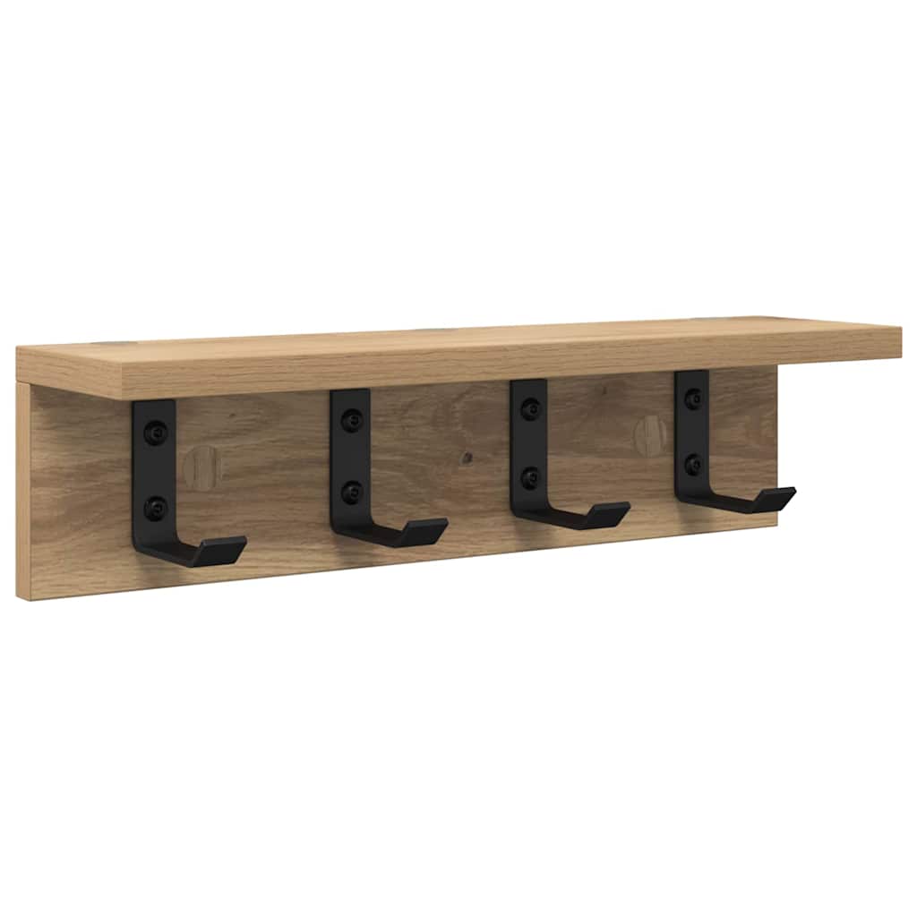 Wall-Mounted Coat Rack Wall-Mounted Artisan Oak Engineered wood