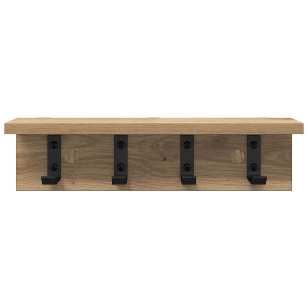 Wall-Mounted Coat Rack Wall-Mounted Artisan Oak Engineered wood