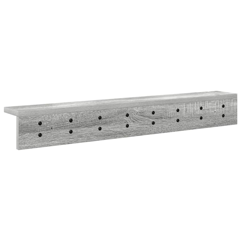 Wall-Mounted Coat Rack Wall-Mounted Grey Sonoma Engineered wood