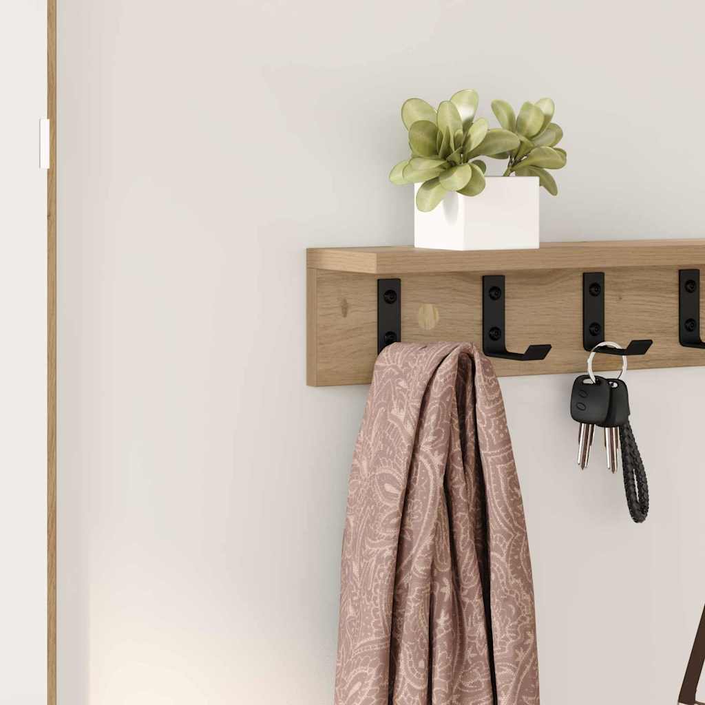 Wall-Mounted Coat Rack Wall-Mounted Artisan Oak Engineered wood