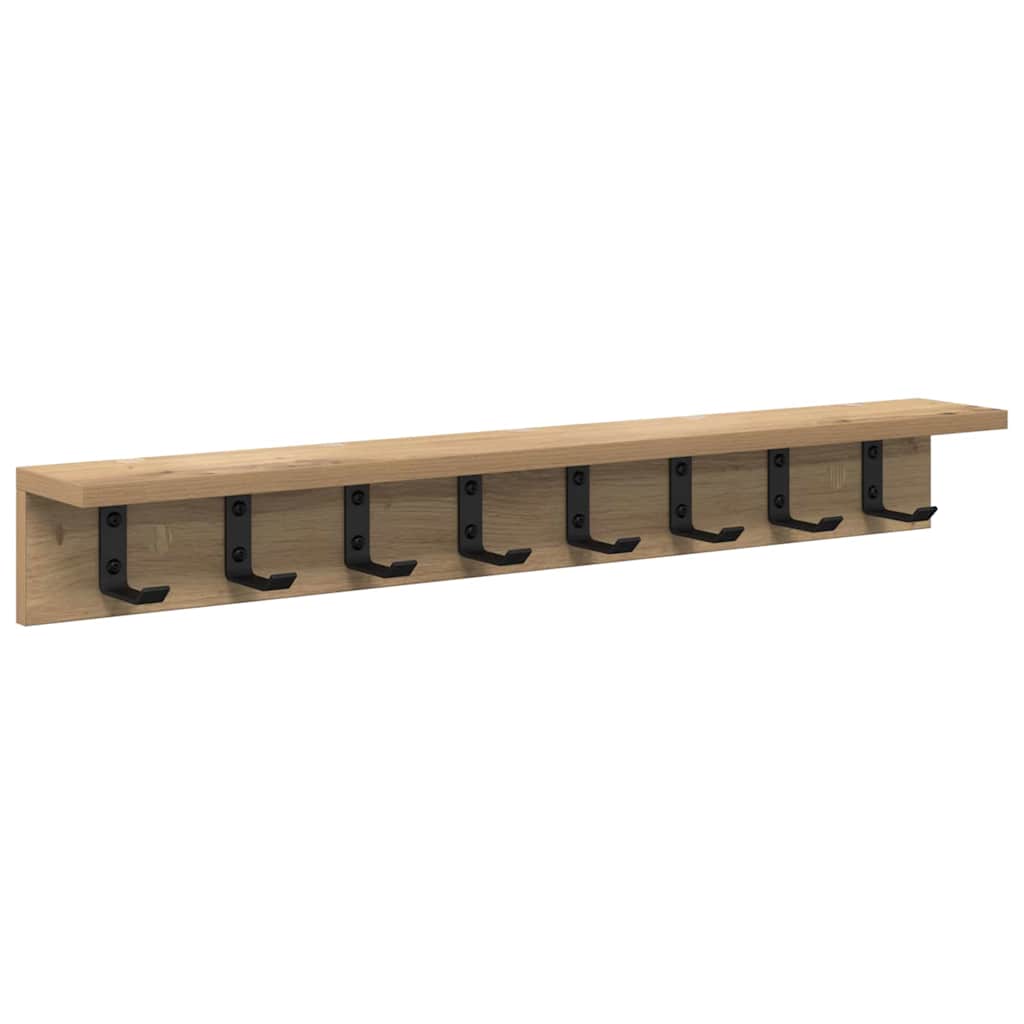 Wall-Mounted Coat Rack Wall-Mounted Artisan Oak Engineered wood
