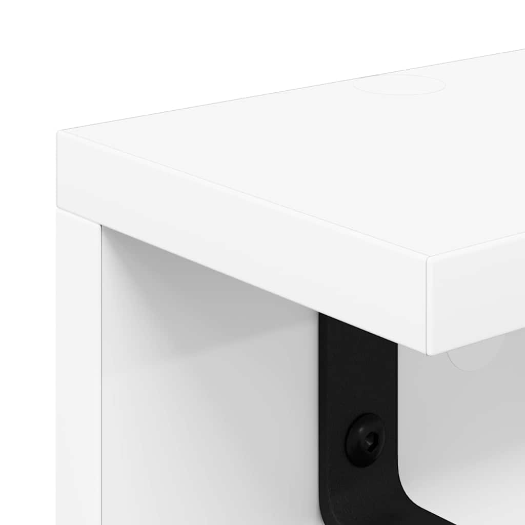 Wall-Mounted Coat Rack Wall-mounted White 100 x 10.5 x 10.5 cm