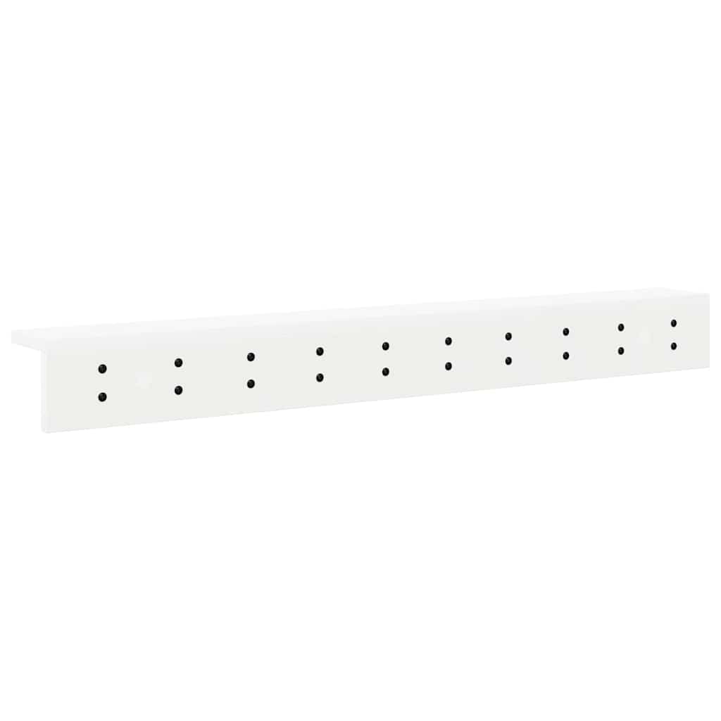 Wall-Mounted Coat Rack Wall-mounted White 100 x 10.5 x 10.5 cm