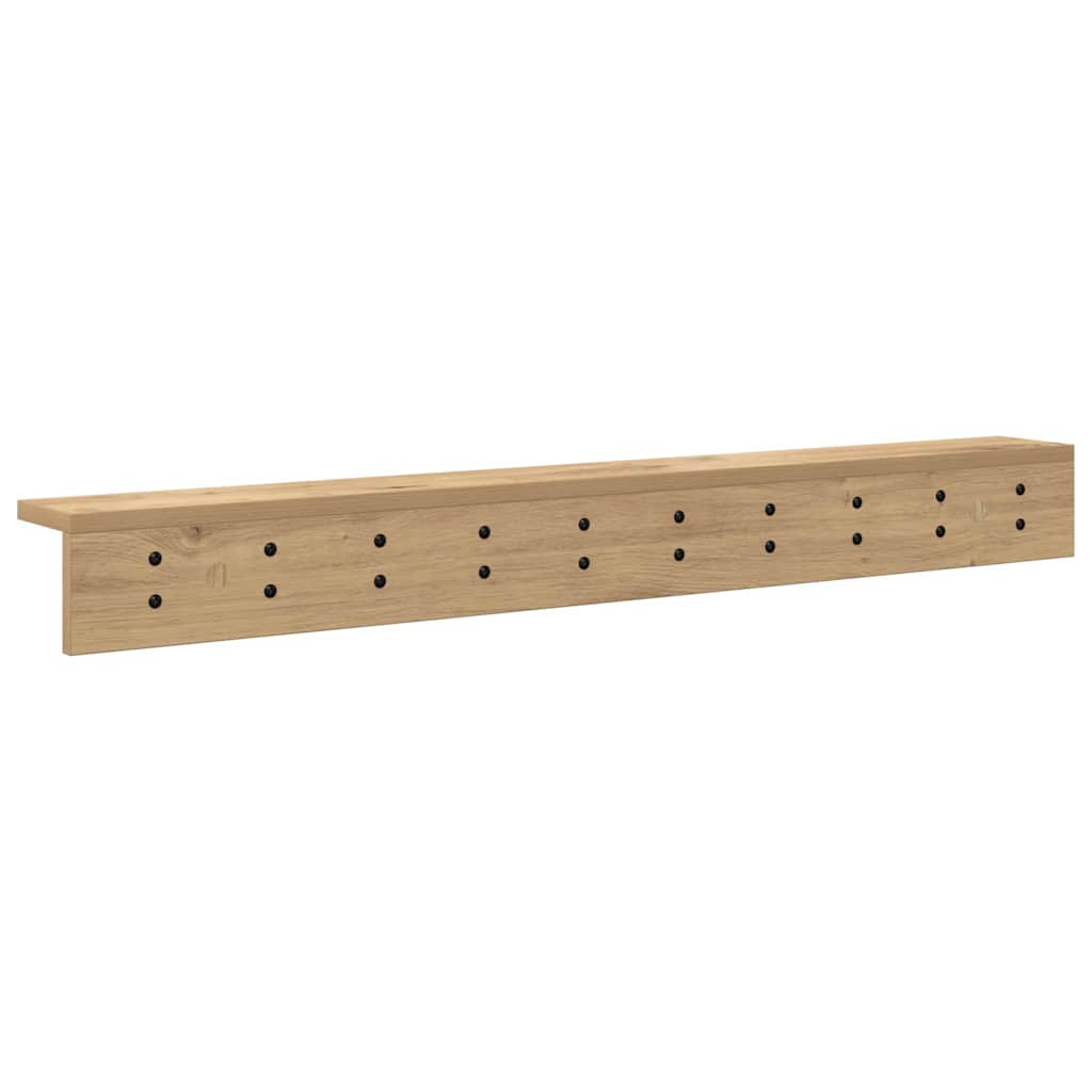 Wall-Mounted Coat Rack Wall-Mounted Artisan Oak Engineered wood