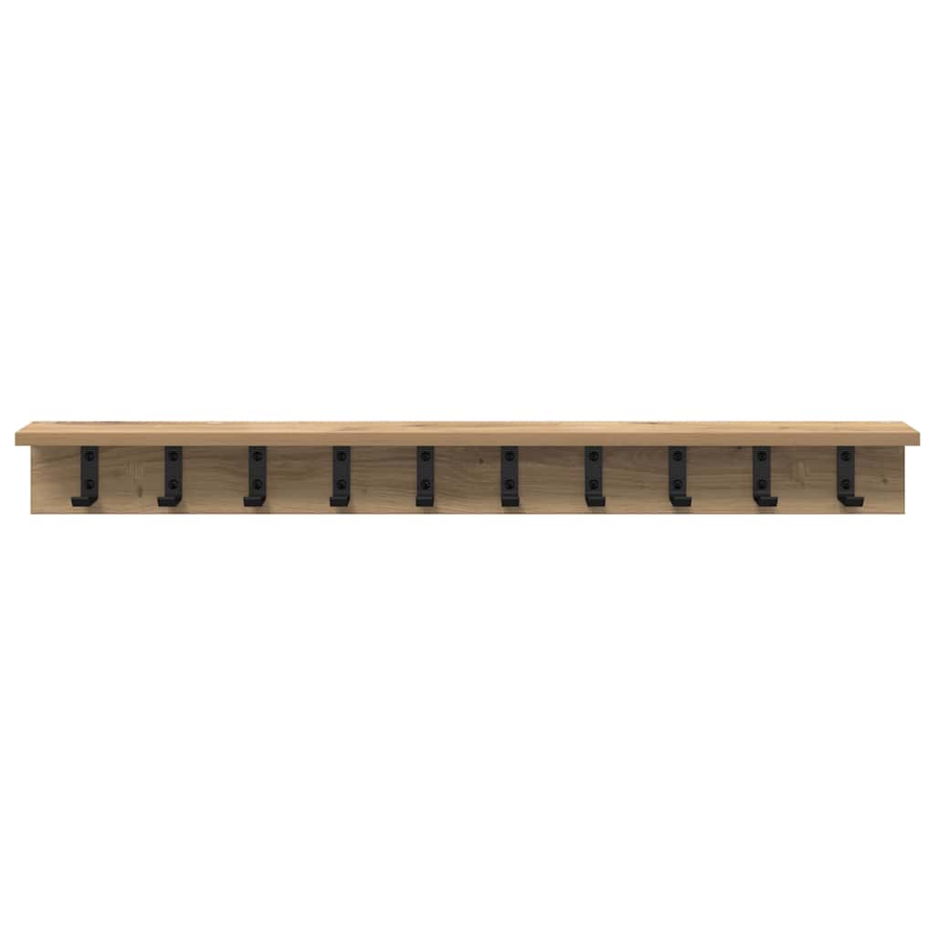 Wall-Mounted Coat Rack Wall-Mounted Artisan Oak Engineered wood