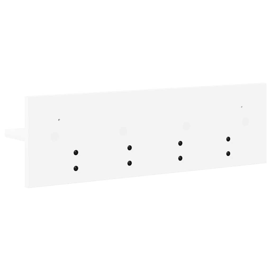 Wall-Mounted Coat Rack Wall-Mounted White 60 x 10.5 x 18 cm