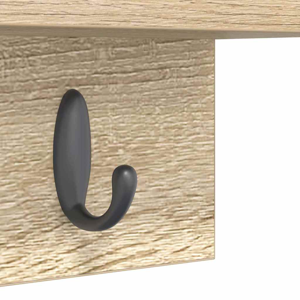 Wall-Mounted Coat Rack Wall-Mounted Sonoma Oak Engineered wood
