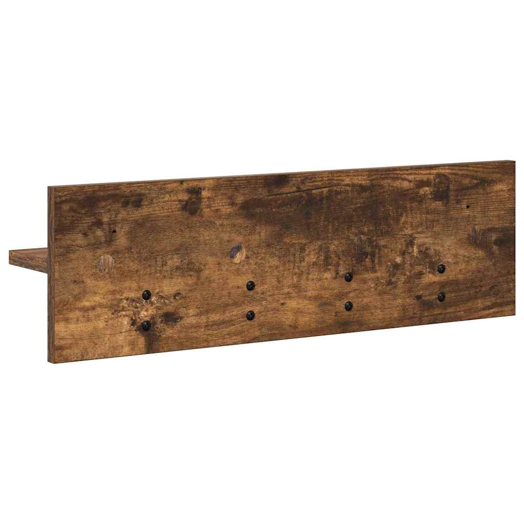 Wall-Mounted Coat Rack Wall-Mounted Smoked Oak Engineered wood