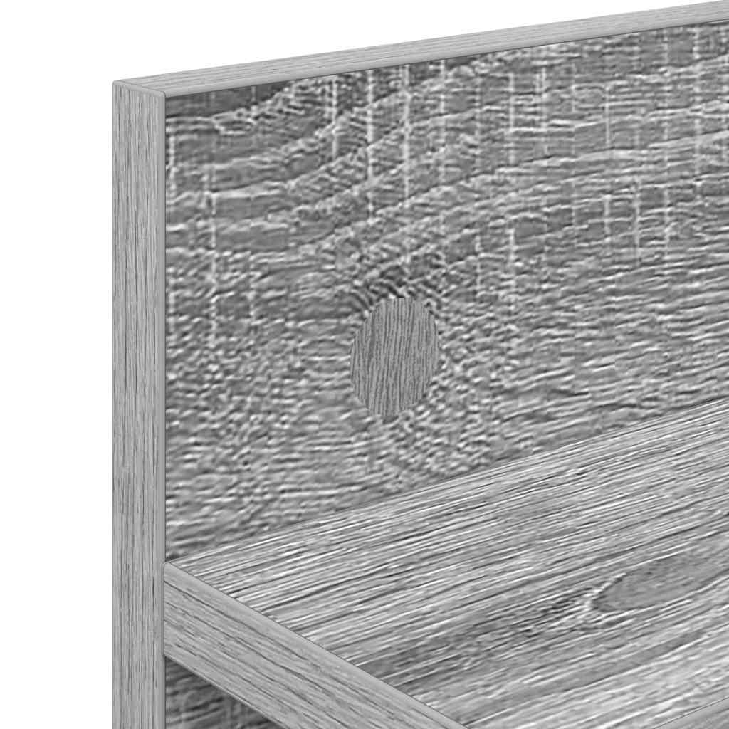 Wall-Mounted Coat Rack Wall-Mounted Grey Sonoma Engineered wood