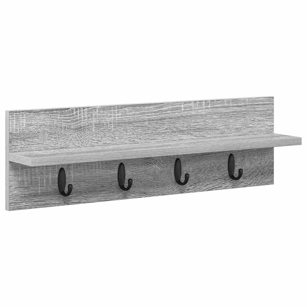 Wall-Mounted Coat Rack Wall-Mounted Grey Sonoma Engineered wood