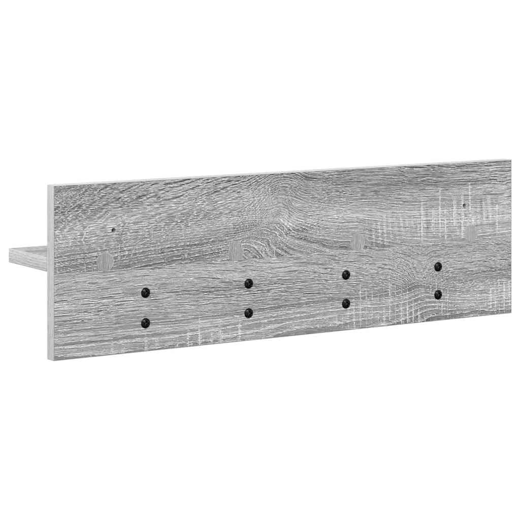 Wall-Mounted Coat Rack Wall-Mounted Grey Sonoma Engineered wood
