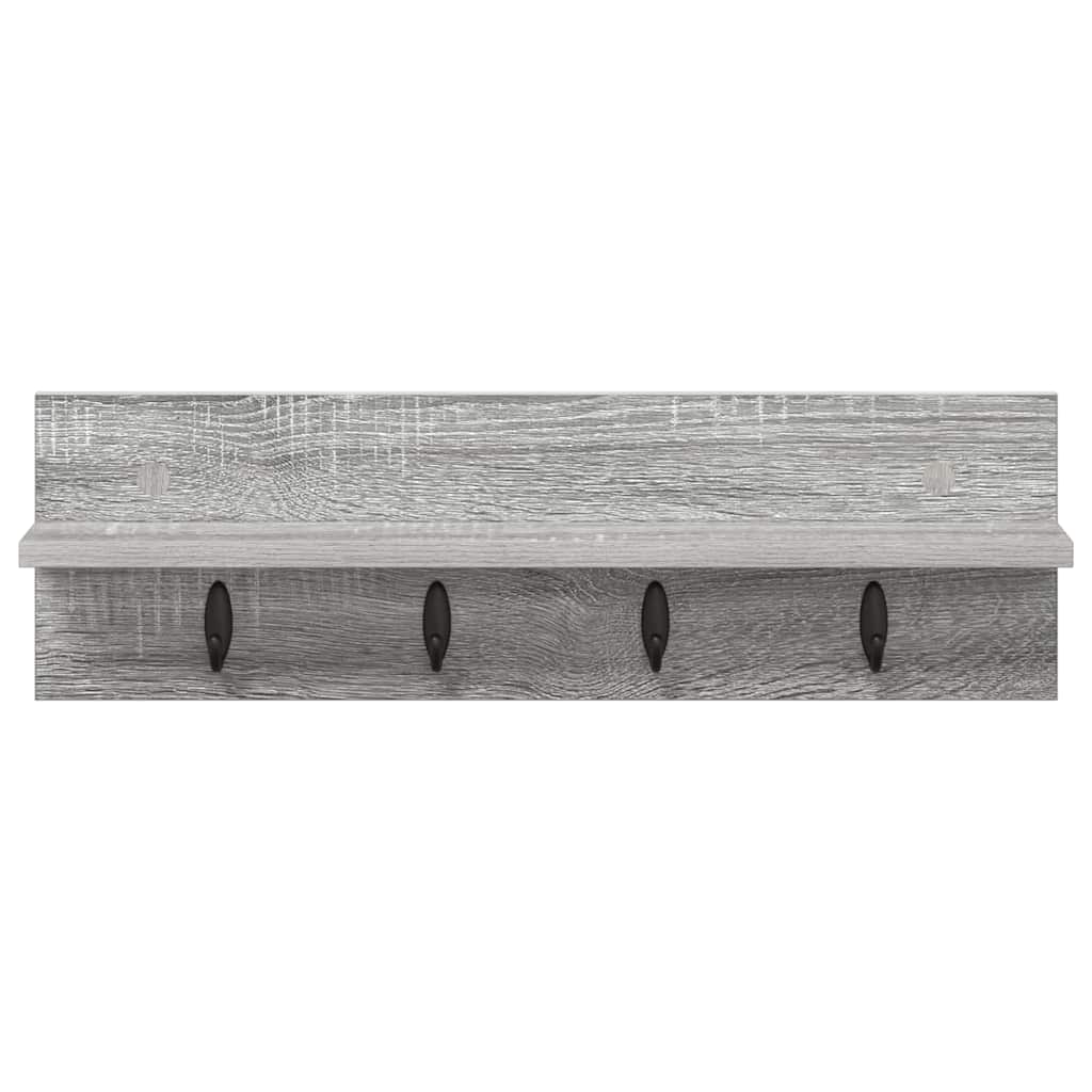 Wall-Mounted Coat Rack Wall-Mounted Grey Sonoma Engineered wood