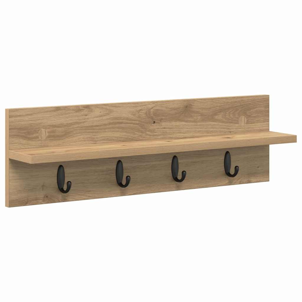 Wall-Mounted Coat Rack Wall-Mounted Artisan Oak Engineered wood