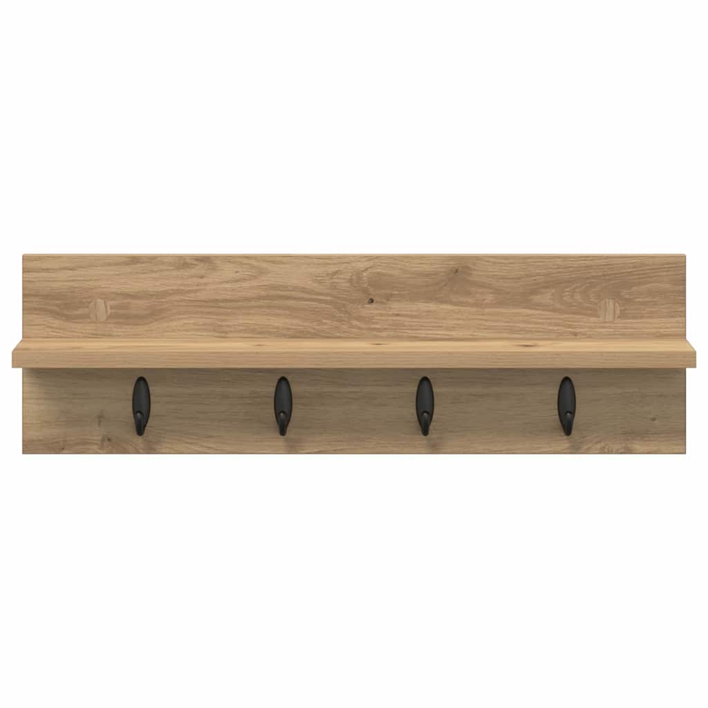 Wall-Mounted Coat Rack Wall-Mounted Artisan Oak Engineered wood