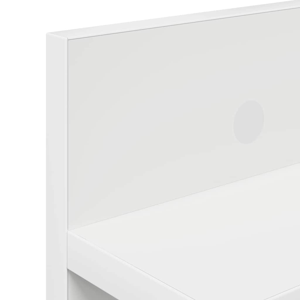 Wall-Mounted Coat Rack White 80 x 10.5 x 18 cm Engineered wood