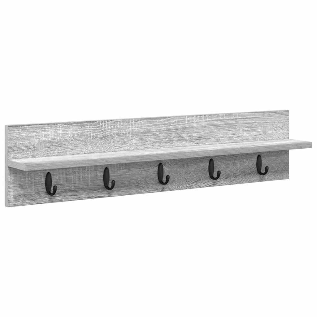 Wall-Mounted Coat Rack Wall-Mounted Grey Sonoma Engineered wood