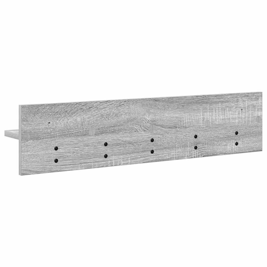 Wall-Mounted Coat Rack Wall-Mounted Grey Sonoma Engineered wood