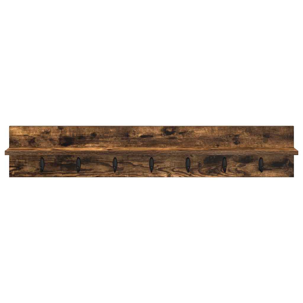 Wall-Mounted Coat Rack Wall-Mounted Smoked Oak Engineered wood