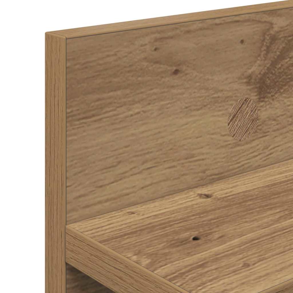 Wall-Mounted Coat Rack Artisan Oak 100 x 10.5 x 18 cm