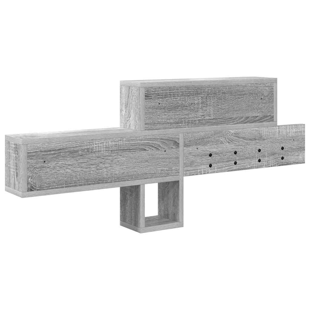 Wall-Mounted Coat Rack Wall-Mounted Grey Sonoma Engineered wood