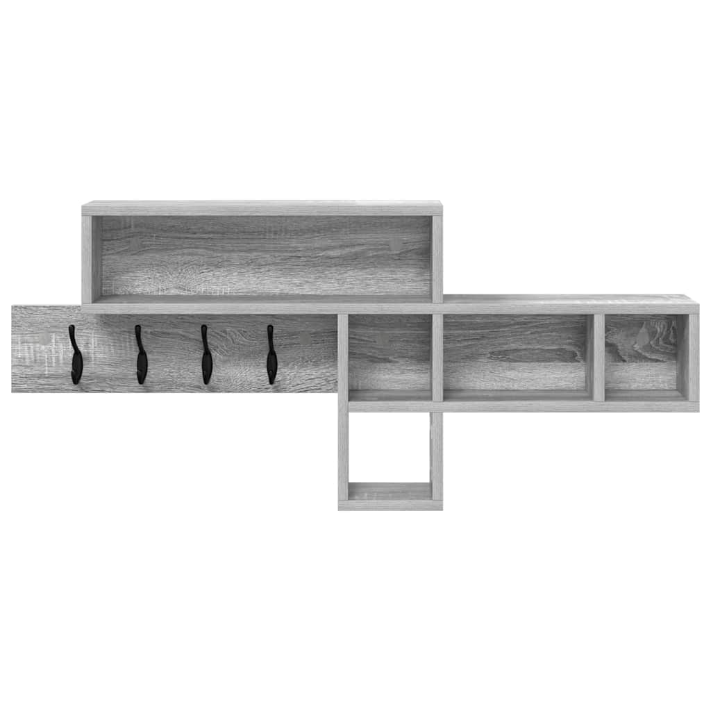 Wall-Mounted Coat Rack Wall-Mounted Grey Sonoma Engineered wood
