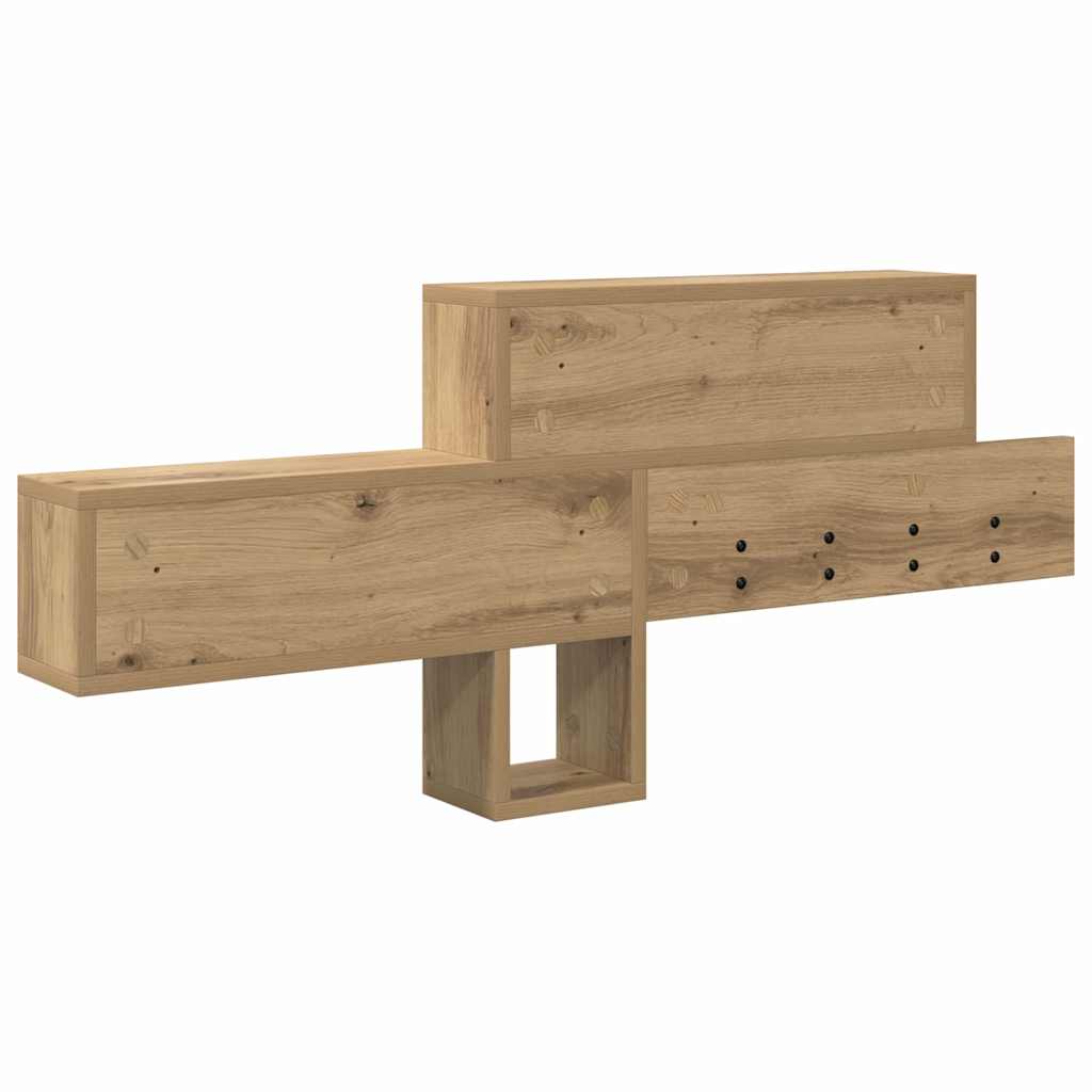 Wall-Mounted Coat Rack Wall-Mounted Artisan Oak Engineered wood