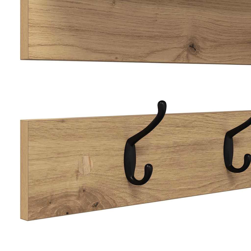 Wall-Mounted Coat Rack Wall-Mounted Artisan Oak 90 x 15 x 36 cm