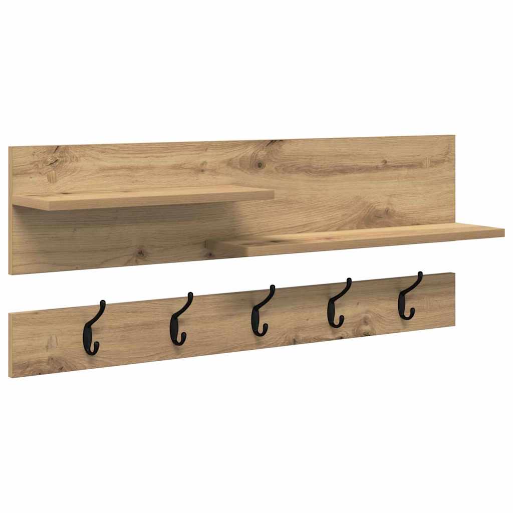 Wall-Mounted Coat Rack Wall-Mounted Artisan Oak 90 x 15 x 36 cm