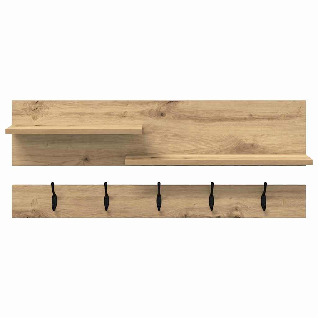 Wall-Mounted Coat Rack Wall-Mounted Artisan Oak 90 x 15 x 36 cm