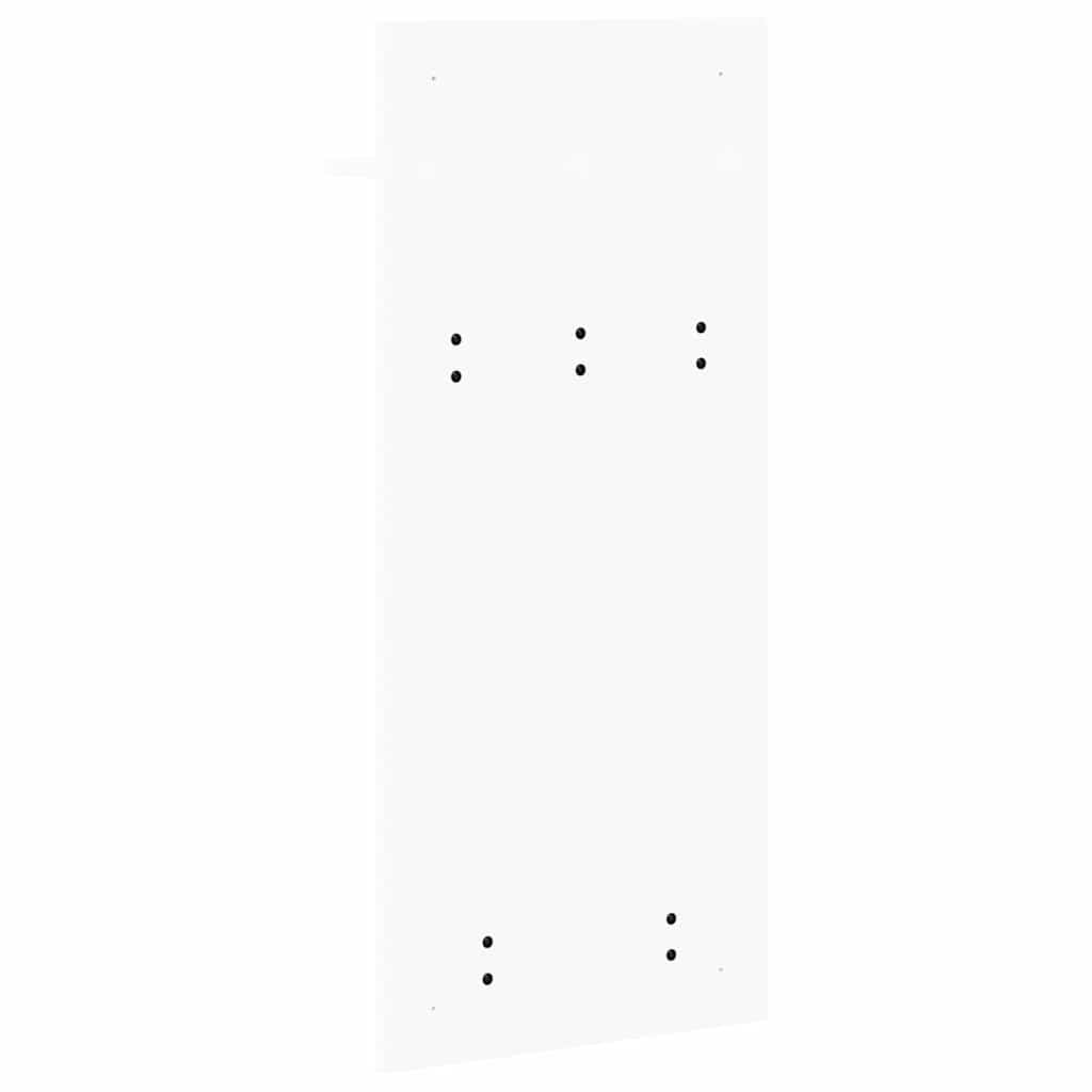 Wall-Mounted Coat Rack White 40 x 10 x 90 cm Engineered wood