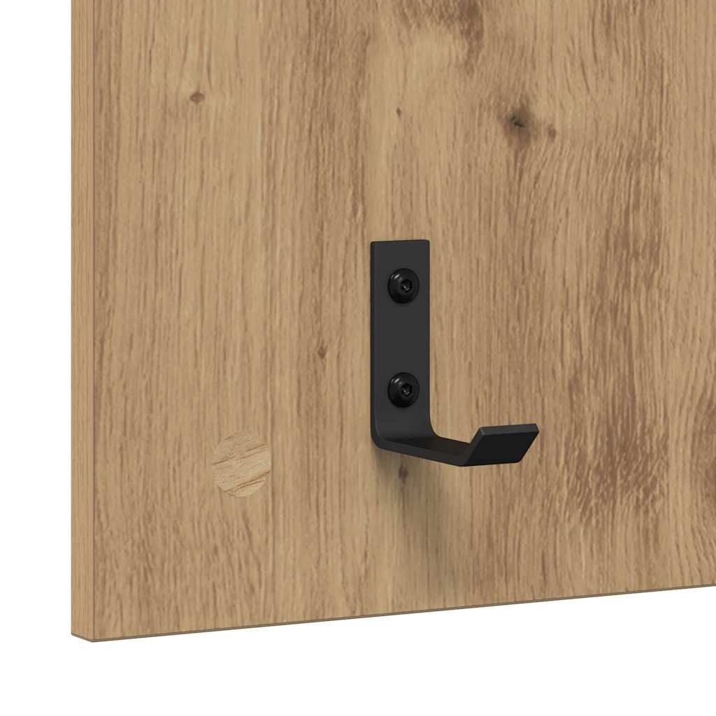 Wall-Mounted Coat Rack Wall-Mounted Artisan Oak 40 x 10 x 90 cm