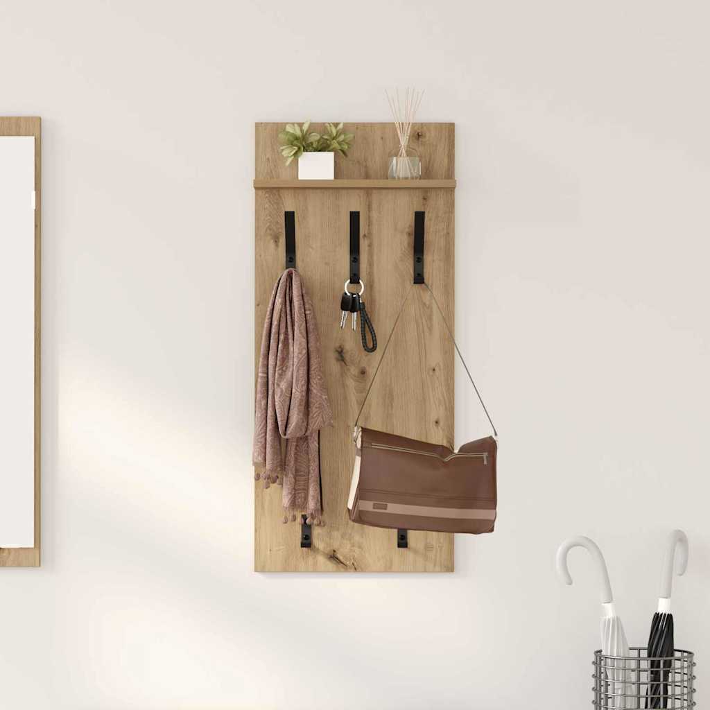 Wall-Mounted Coat Rack Wall-Mounted Artisan Oak 40 x 10 x 90 cm