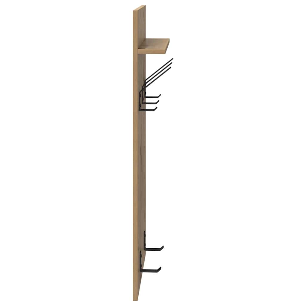 Wall-Mounted Coat Rack Wall-Mounted Artisan Oak 40 x 10 x 90 cm