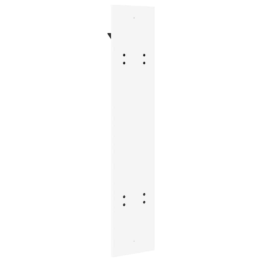 Wall-Mounted Coat Rack White 20 x 1.5 x 100 cm Engineered wood