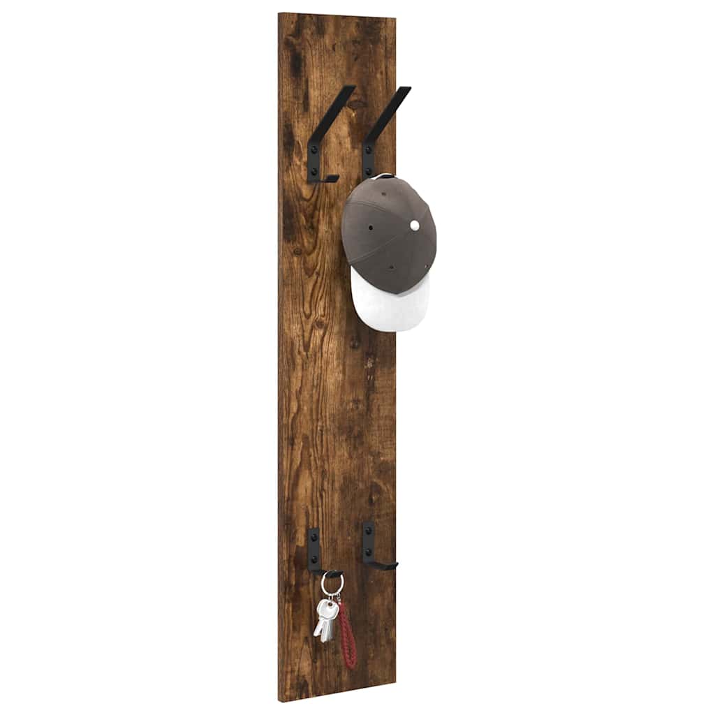 Wall-Mounted Coat Rack Wall-Mounted Smoked Oak Engineered wood