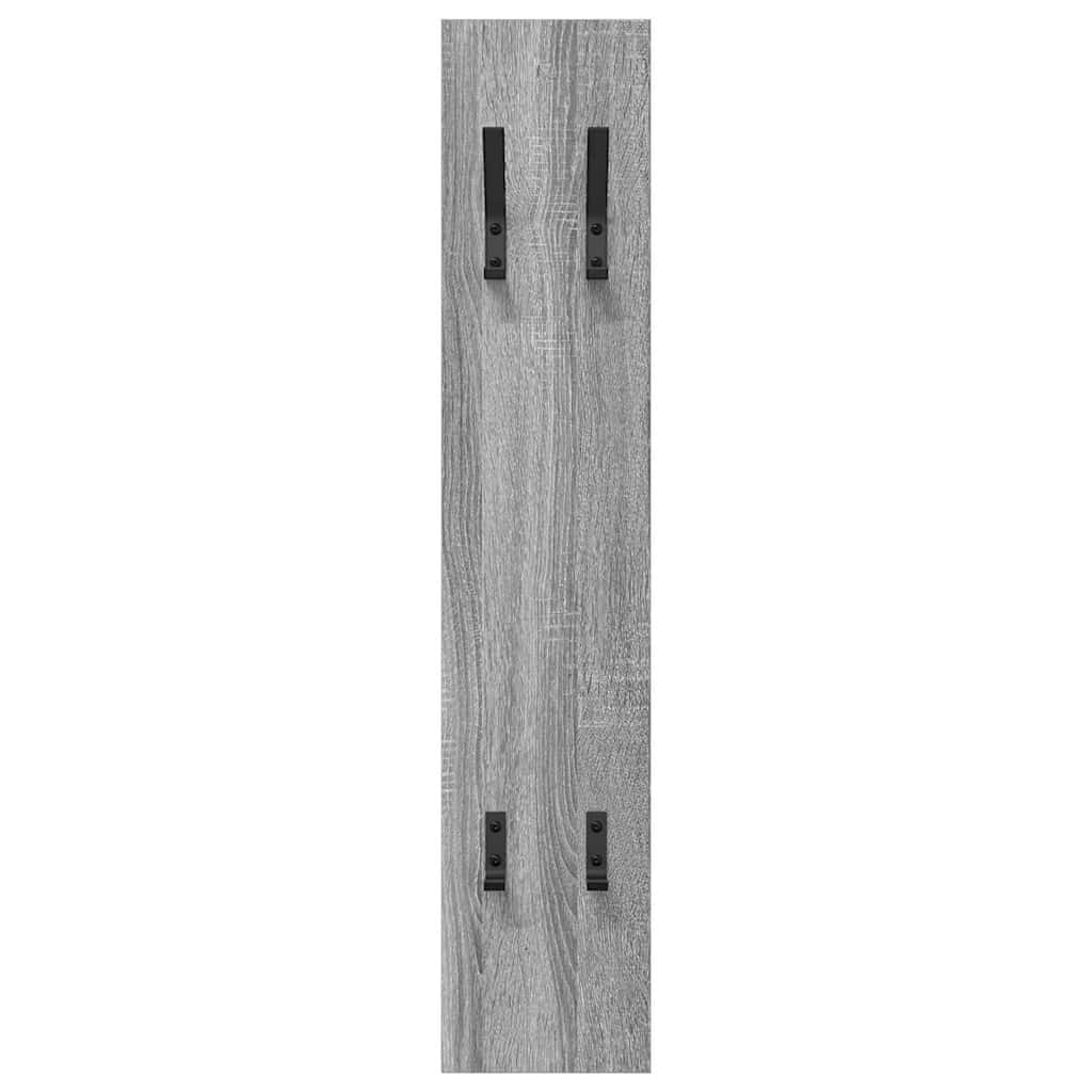 Wall-Mounted Coat Rack Wall-Mounted Grey Sonoma Engineered wood