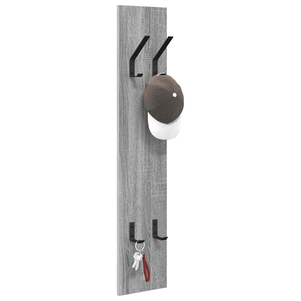 Wall-Mounted Coat Rack Wall-Mounted Grey Sonoma Engineered wood