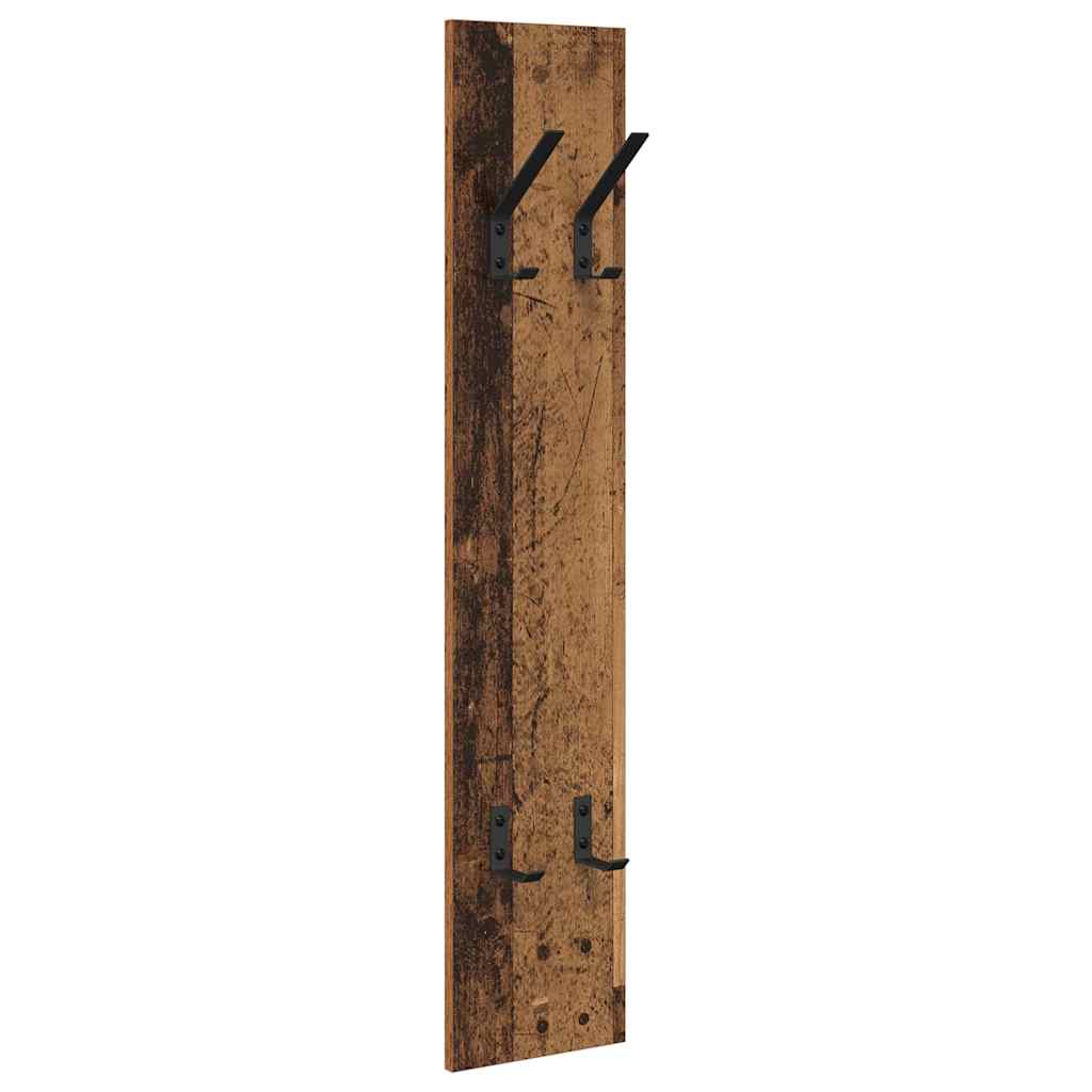 Wall-Mounted Coat Rack Wall-mounted Old Wood 20 x 1.5 x 100 cm