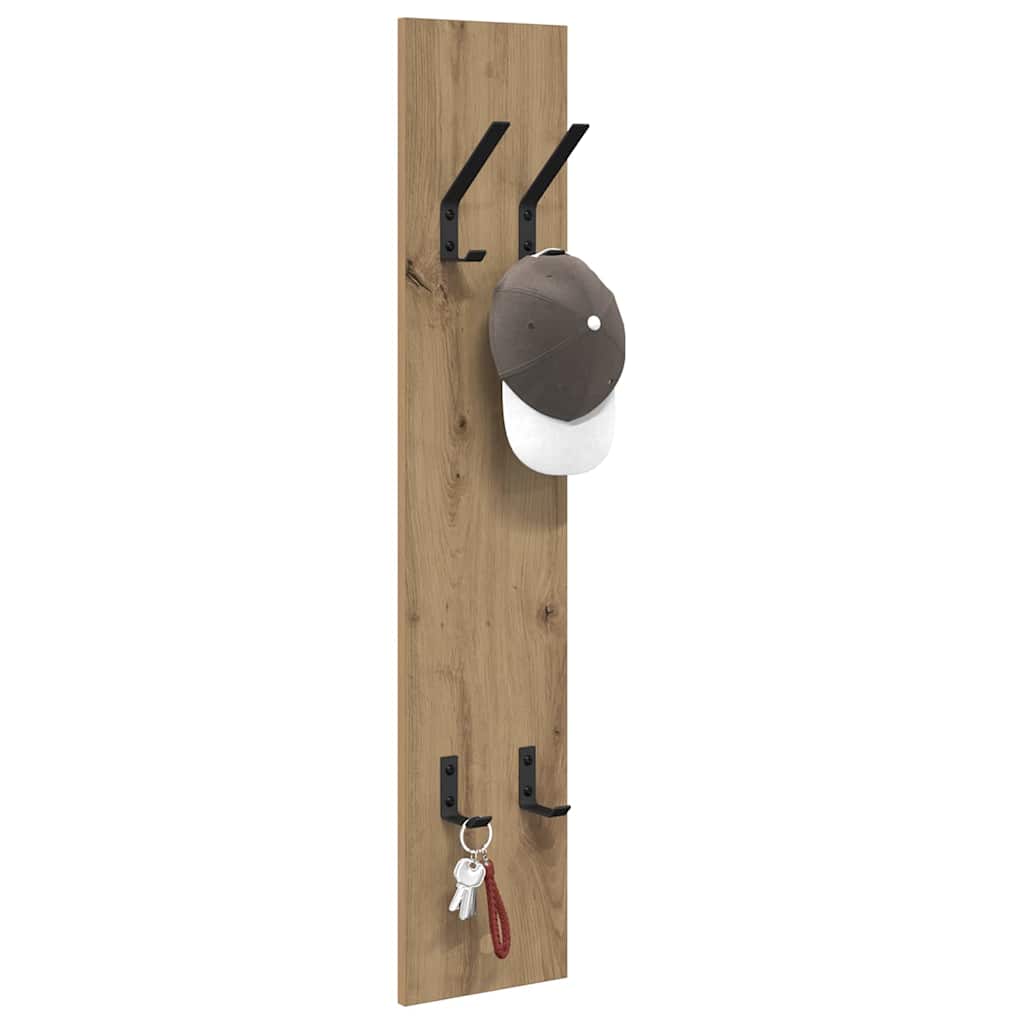 Wall-Mounted Coat Rack Wall-Mounted Artisan Oak Engineered wood