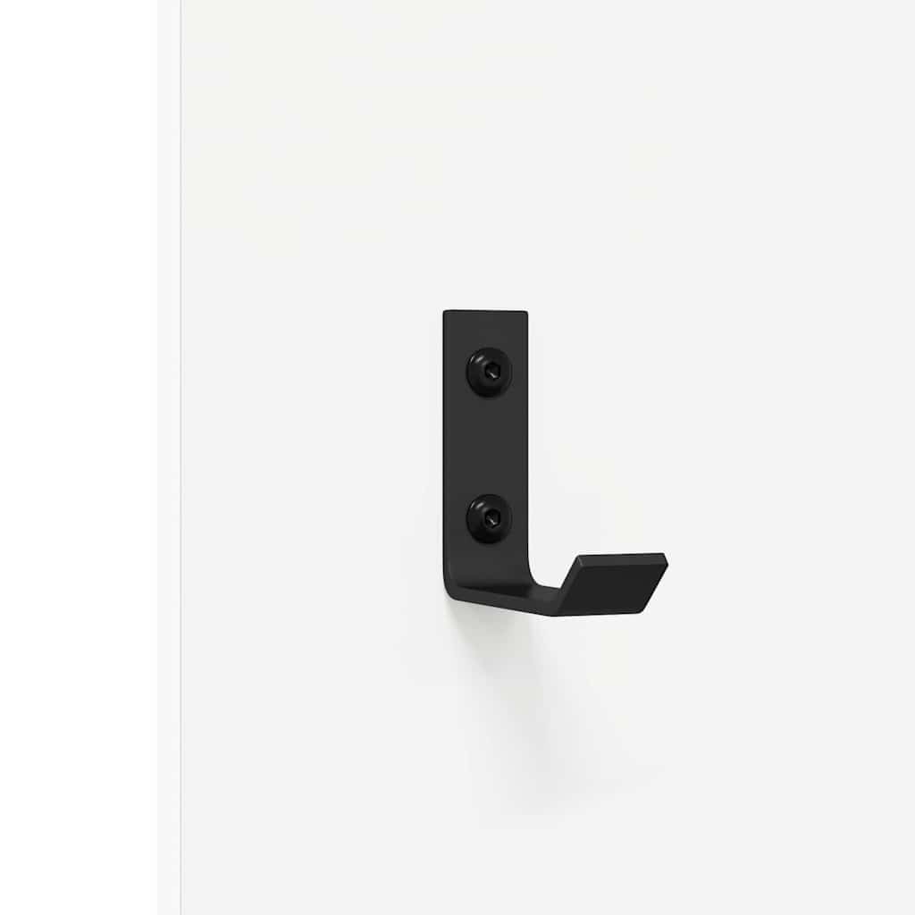 Wall-Mounted Coat Rack White 30 x 1.5 x 80 cm Engineered wood